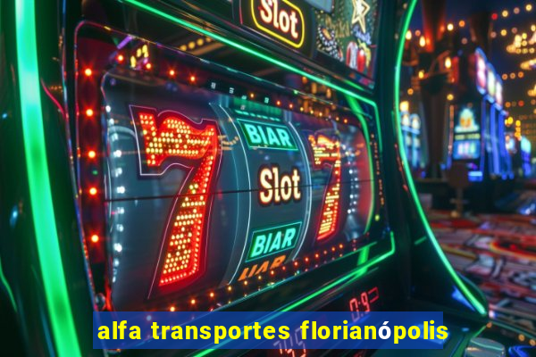 alfa transportes florianópolis