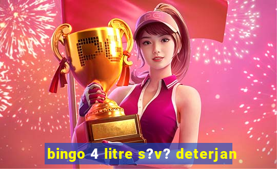 bingo 4 litre s?v? deterjan