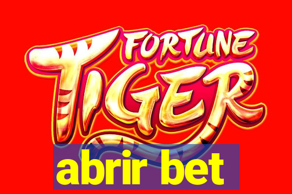 abrir bet