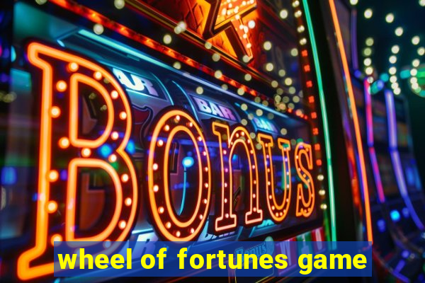 wheel of fortunes game