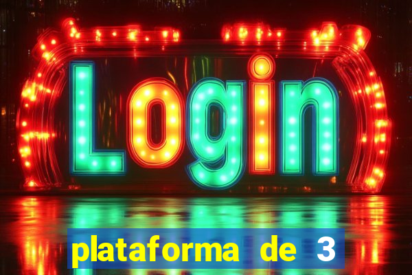 plataforma de 3 reais slots