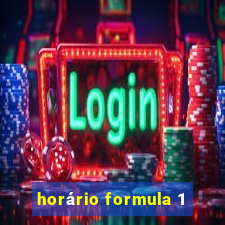 horário formula 1