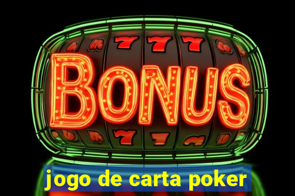 jogo de carta poker