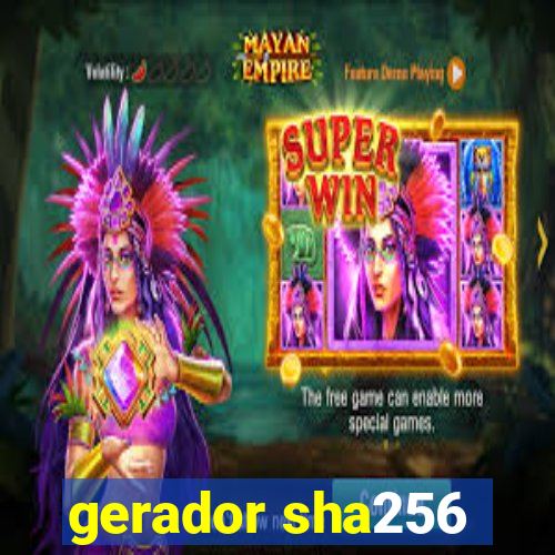 gerador sha256