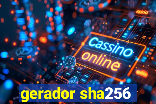 gerador sha256