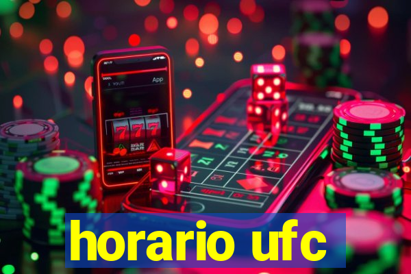 horario ufc