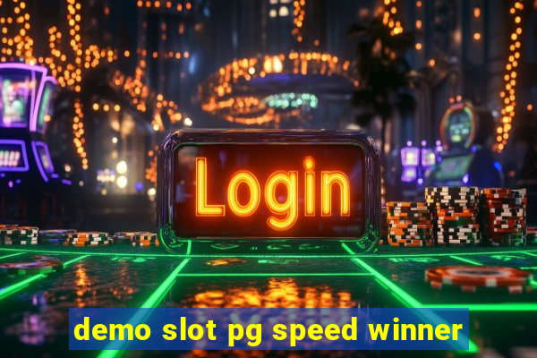 demo slot pg speed winner