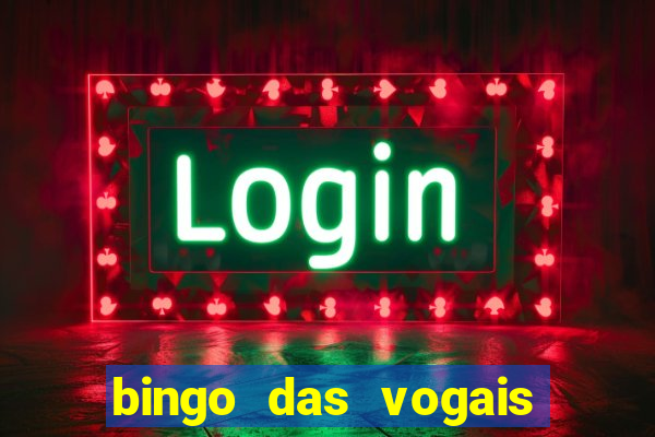 bingo das vogais colorido para imprimir