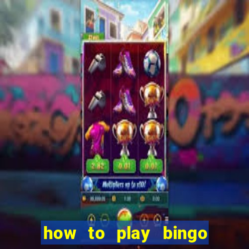 how to play bingo for money