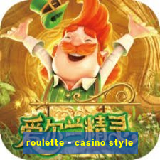 roulette - casino style