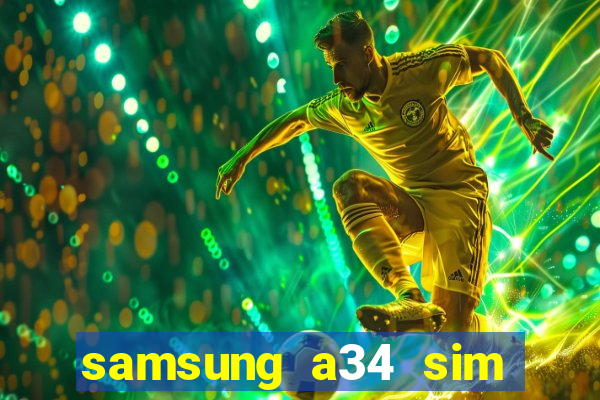 samsung a34 sim card slot