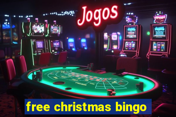 free christmas bingo