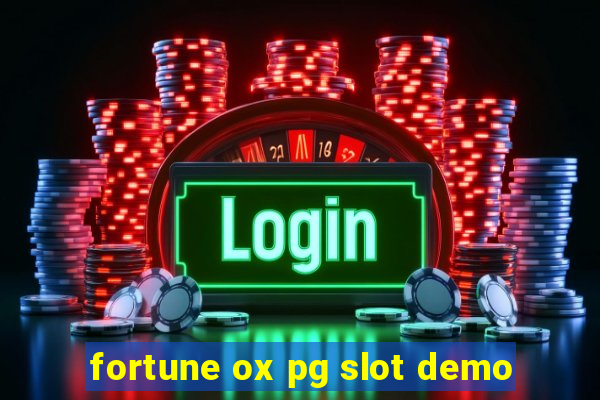 fortune ox pg slot demo