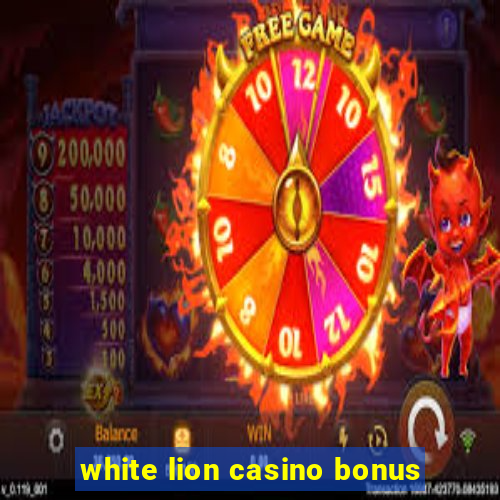 white lion casino bonus