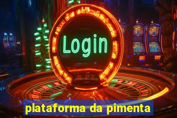 plataforma da pimenta