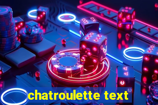 chatroulette text