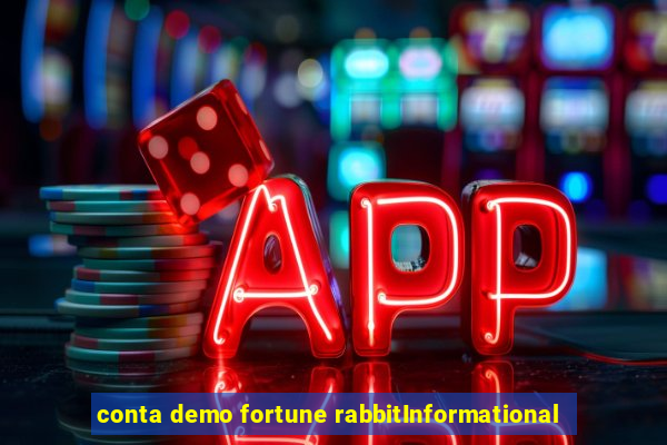 conta demo fortune rabbitInformational