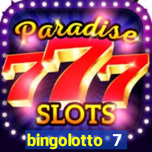 bingolotto 7 januari 2024