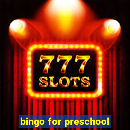 bingo for preschool