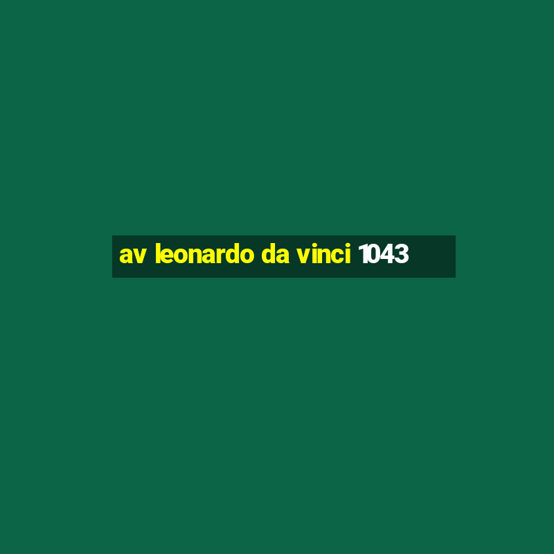 av leonardo da vinci 1043