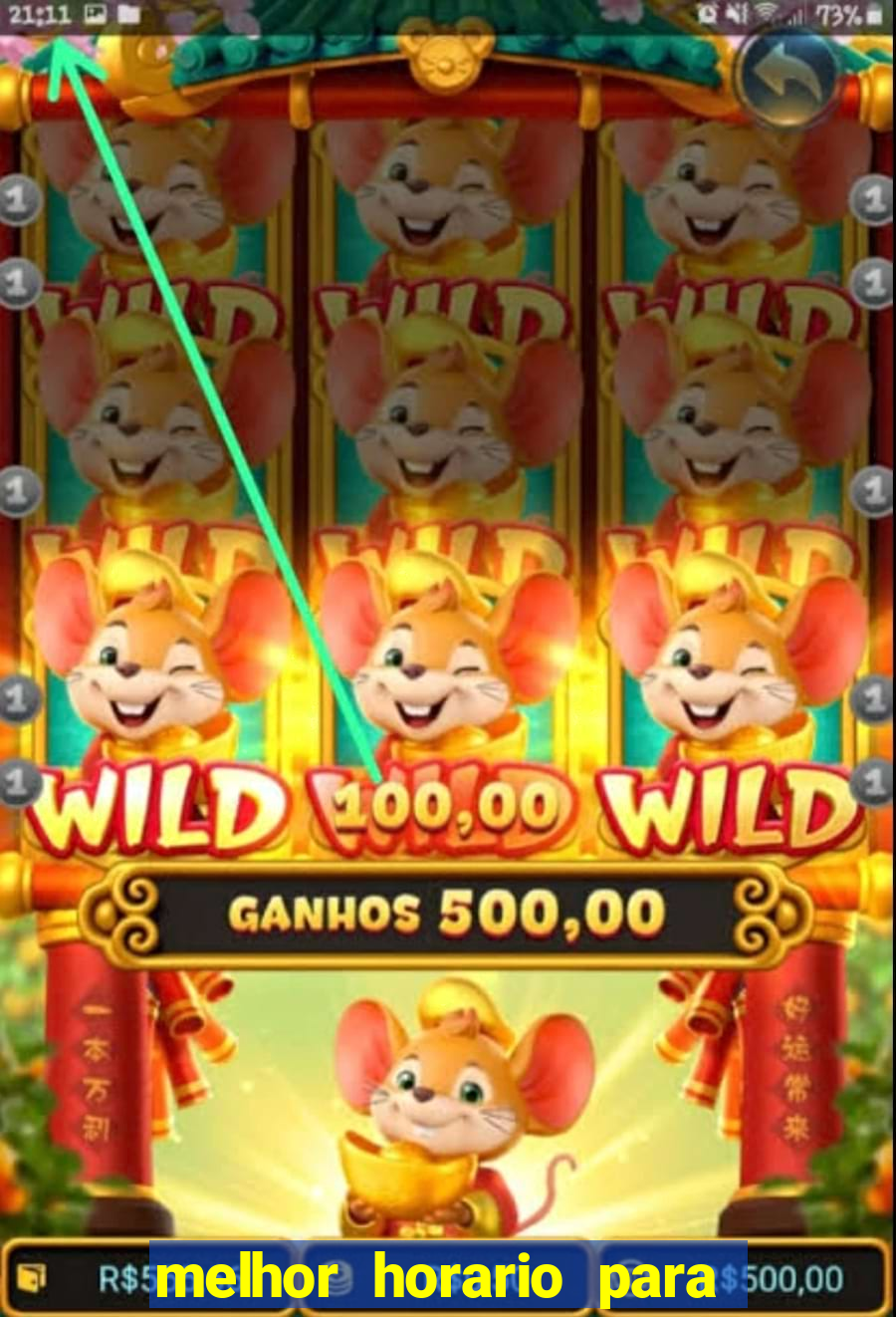 melhor horario para jogar no fortune tiger