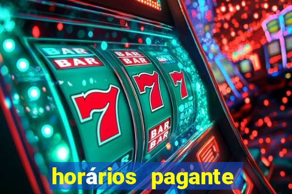 horários pagante fortune tiger