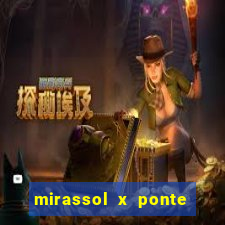 mirassol x ponte preta palpite