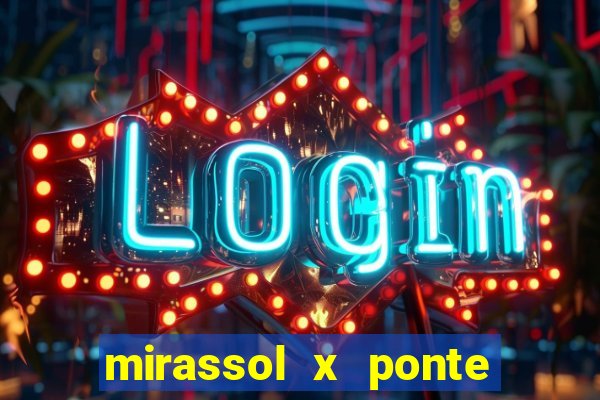 mirassol x ponte preta palpite