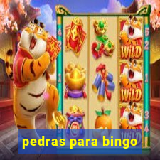 pedras para bingo