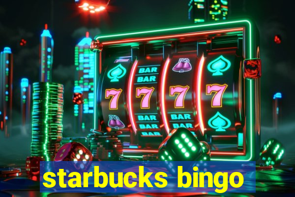 starbucks bingo