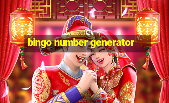 bingo number generator