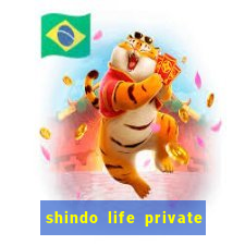 shindo life private server codes