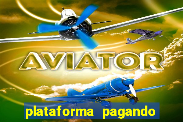 plataforma pagando no cadastro slots