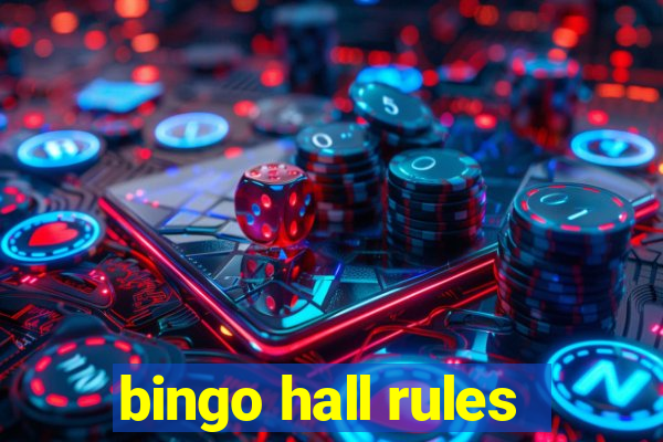 bingo hall rules