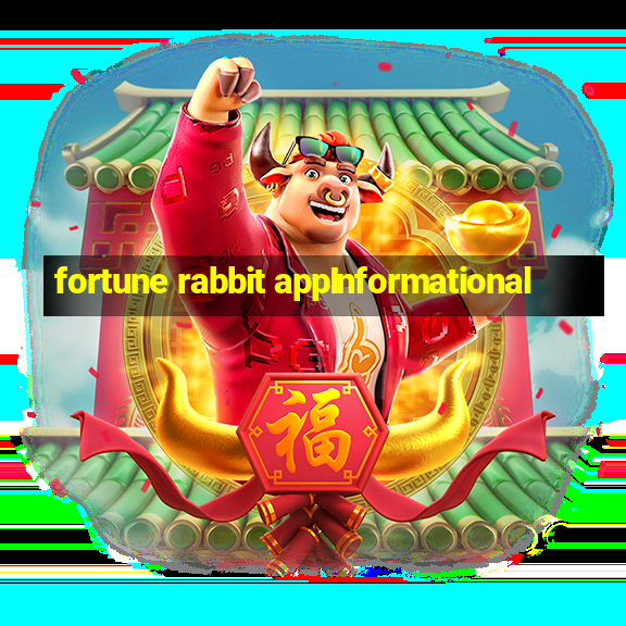 fortune rabbit appInformational