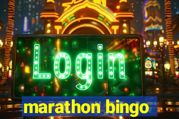 marathon bingo