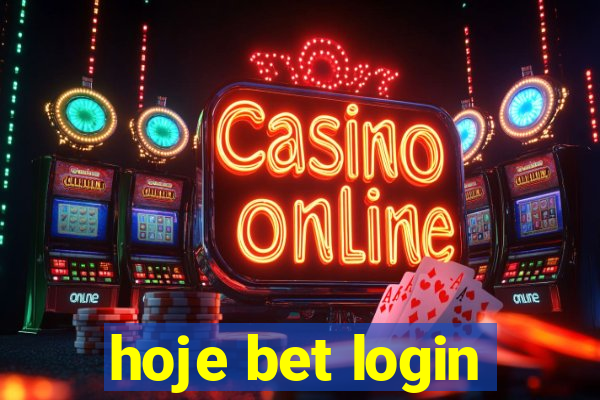 hoje bet login