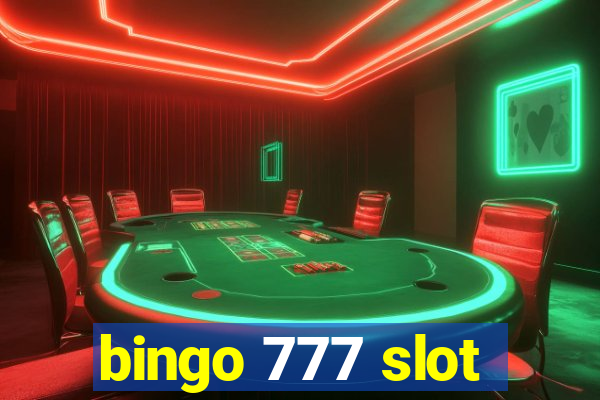 bingo 777 slot