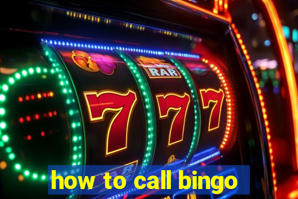 how to call bingo