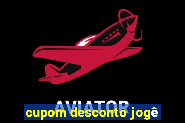 cupom desconto jogê