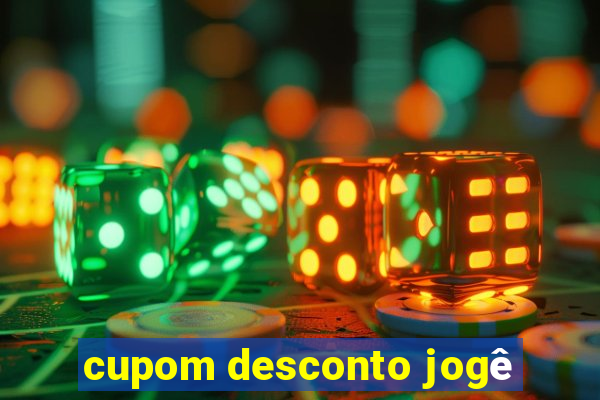 cupom desconto jogê