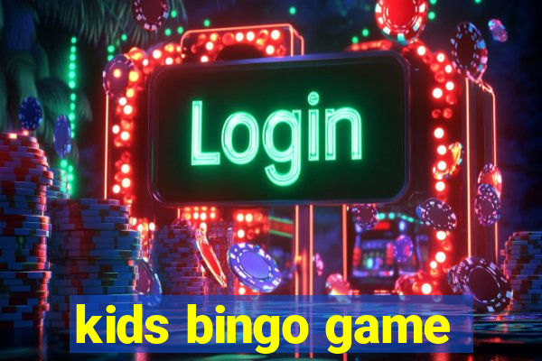 kids bingo game