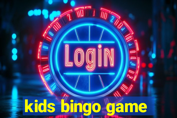 kids bingo game