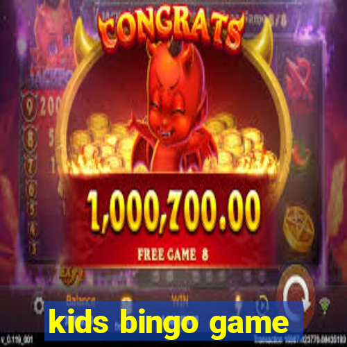 kids bingo game