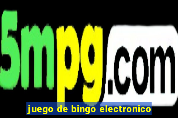 juego de bingo electronico