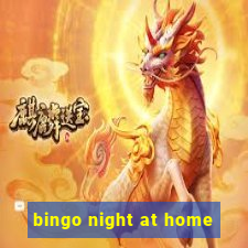 bingo night at home