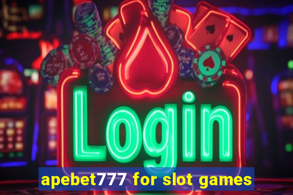 apebet777 for slot games