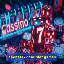 apebet777 for slot games