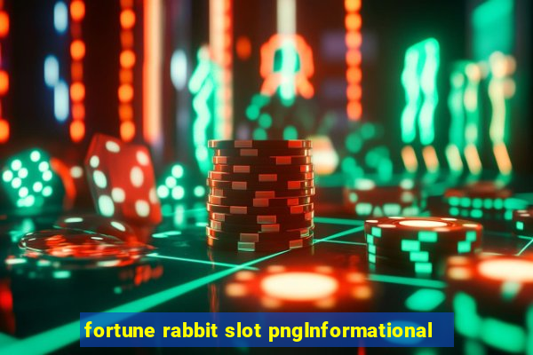 fortune rabbit slot pngInformational