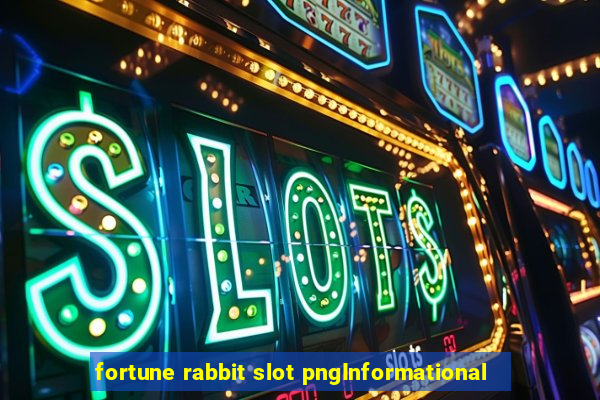 fortune rabbit slot pngInformational